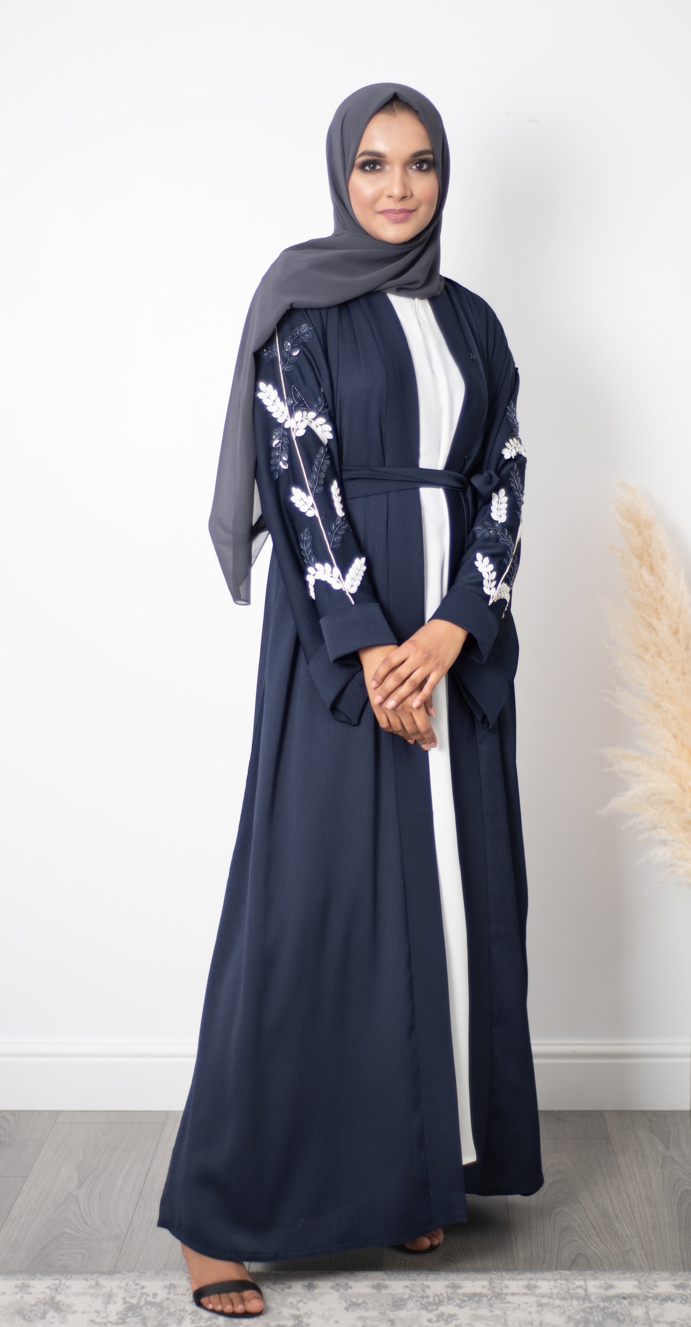 Aaliya Collections Navy Elham Abaya