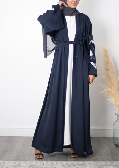 Aaliya Collections Navy Elham Abaya