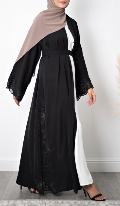 Aaliya Collections Aamna Lace Abaya