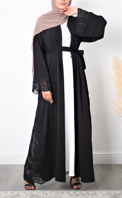 Aaliya Collections Aamna Lace Abaya