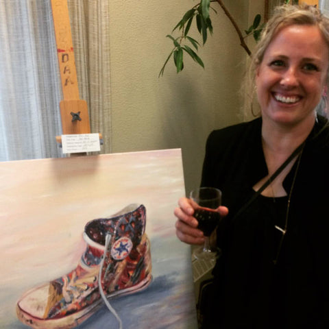 The Shoe - Original Art by Reni Fee