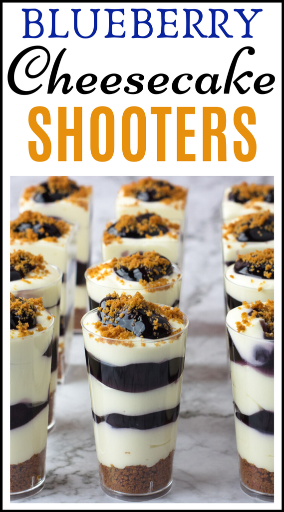 blueberry cheesecake shooters