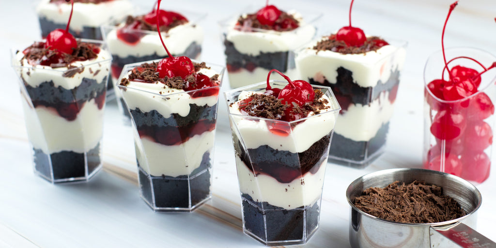 black forest cake mini dessert cups