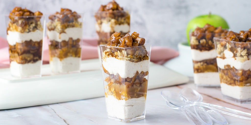 caramel apple trifles