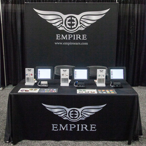 Empire Ears Axpona Booth In-Ear Monitor Demo Station