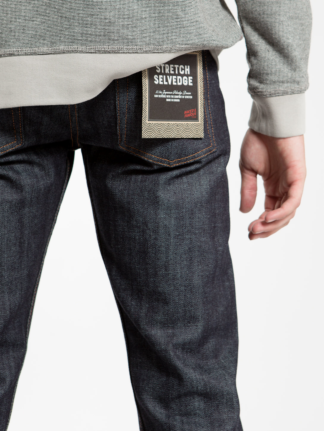 weird guy stretch selvedge