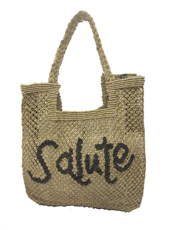 The Jacksons Small Salute Tote Bag in Natural