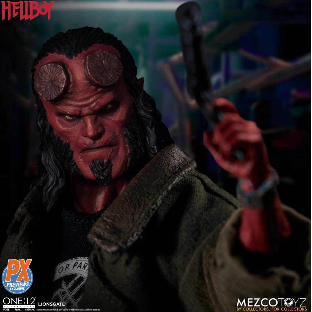 mezco one 12 hellboy