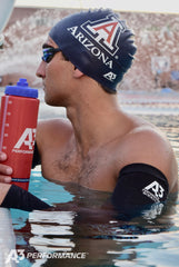 A3 Performance Athlete Fueling his Body for Peak Performance with Water and BODIMAX Sleeves