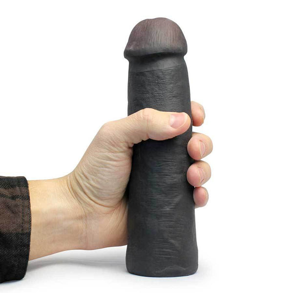 LeBrawn 9 Inch XL Realistic Black Cock Penis Extension Sleeve SexFlesh picture photo pic