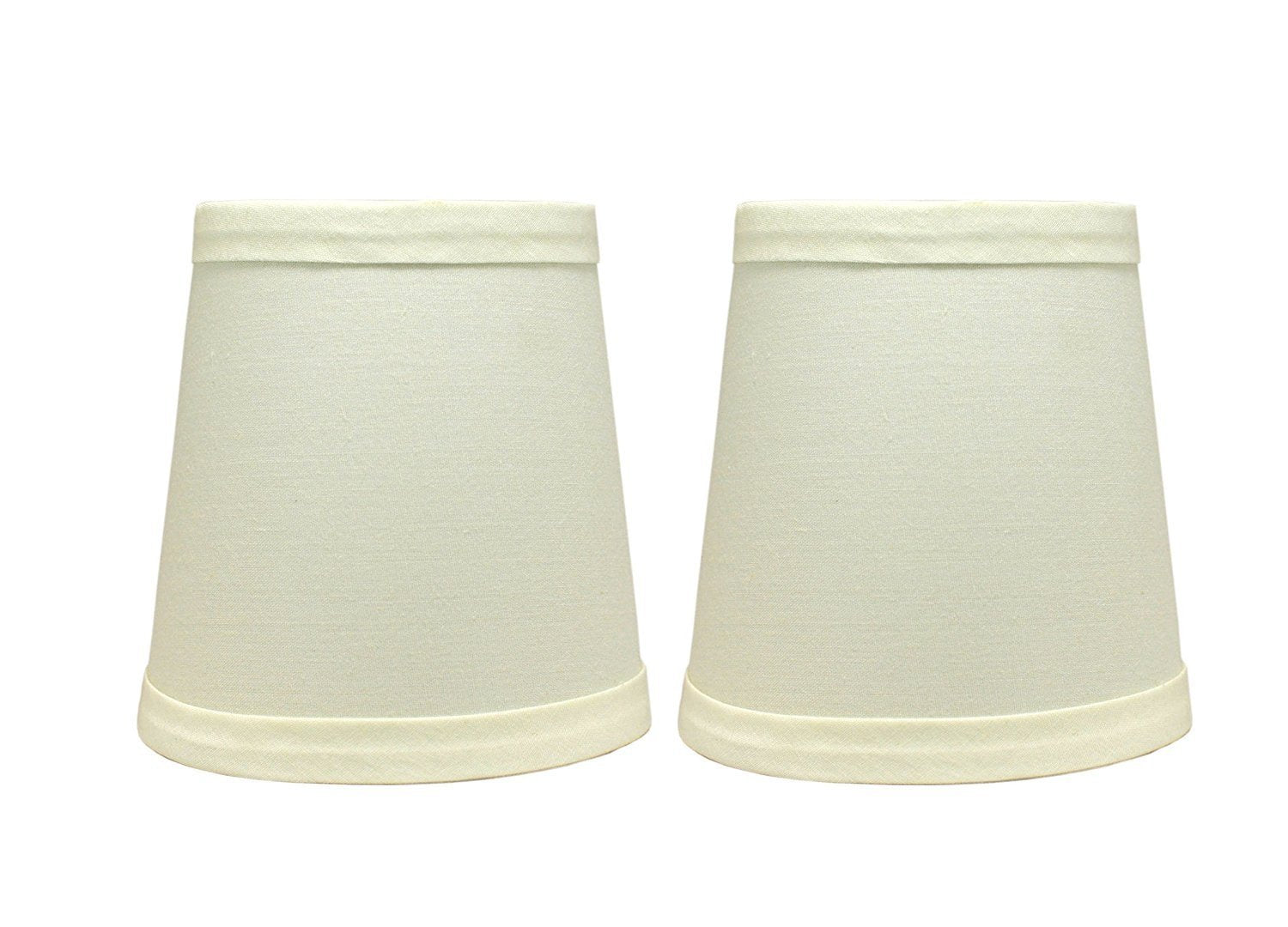 Cotton 4-inch Chandelier Lamp Shades - 4 Colors