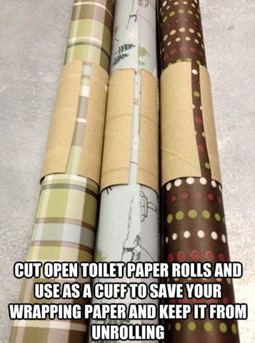 Toilet Paper Rolls Keep Wrapping Paper Rolled