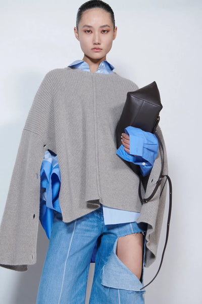 PETER DO Cashmere Cape Sweater