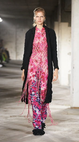 DRIES VAN NOTEN Crushed Chiffon Floral Shirt – McMullen