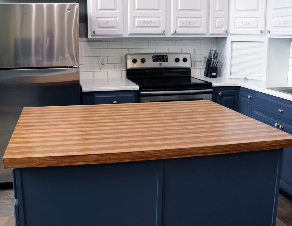 Giani Butcher Block Paint Kit - Create a faux butcher block countertop in a weekend!)