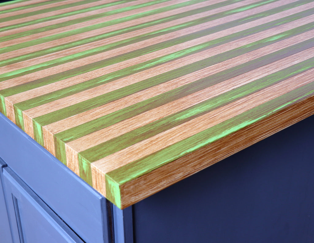 Giani Butcher Block Paint Kit - Create a faux butcher block countertop in a weekend!)