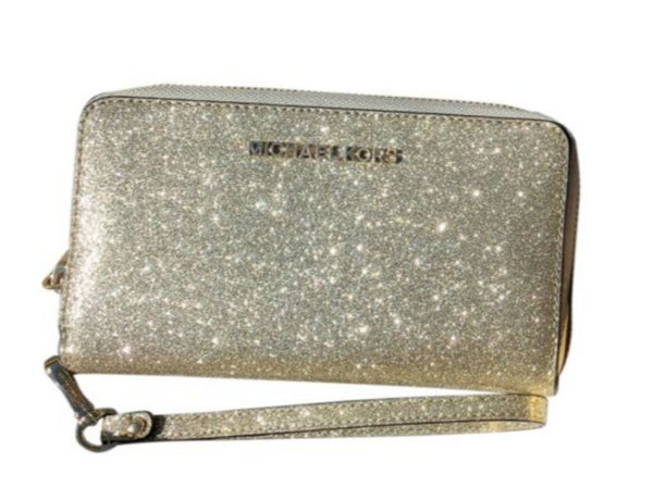 michael kors wristlet gold