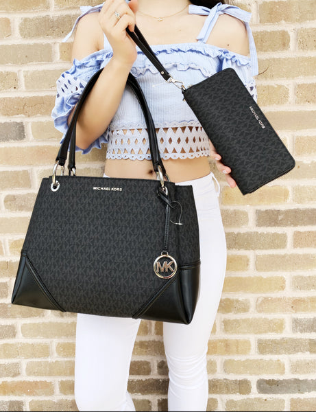 mk shoulder bag black