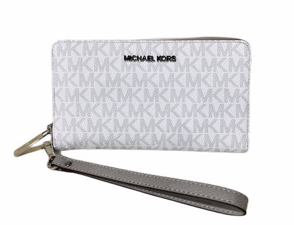 MK wallet white