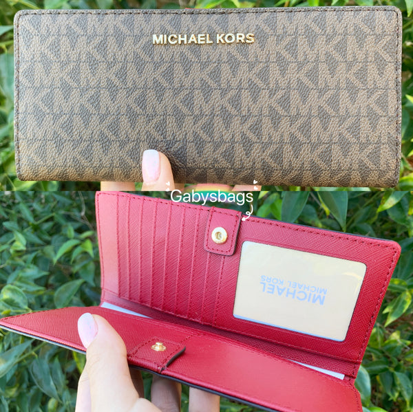 michael kors brown mk wallet