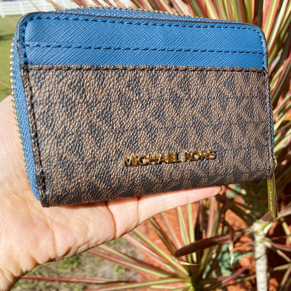 dark brown mk wallet
