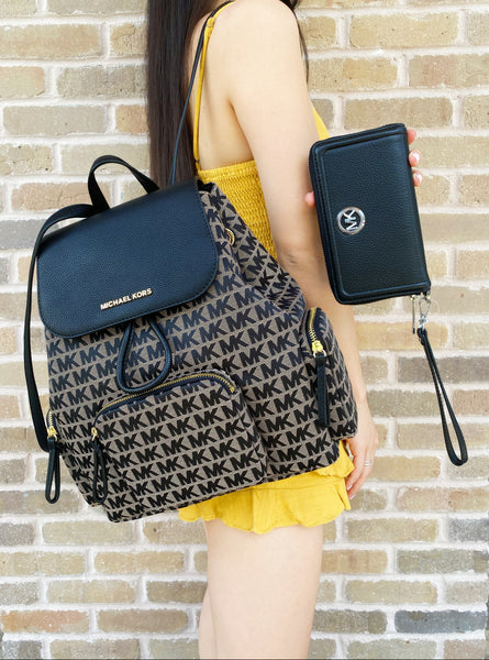 michael kors backpack with wallet