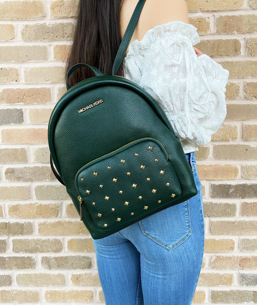 michael kors green backpack