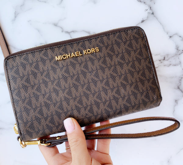 mk phone purse