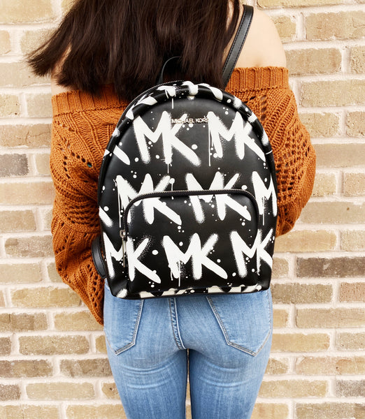 mk logo backpack