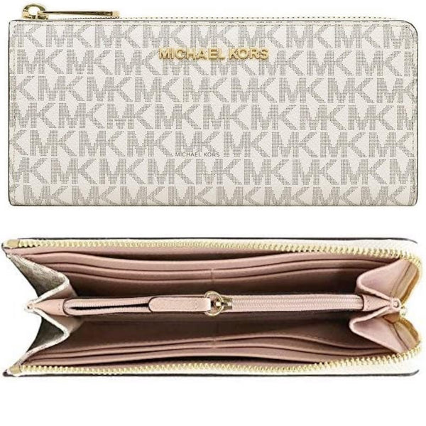 michael kors large zip wallet