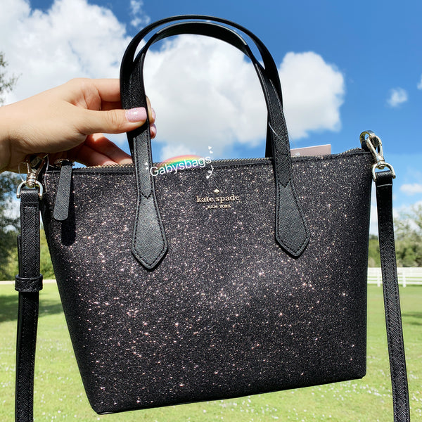 kate spade purse with glitter