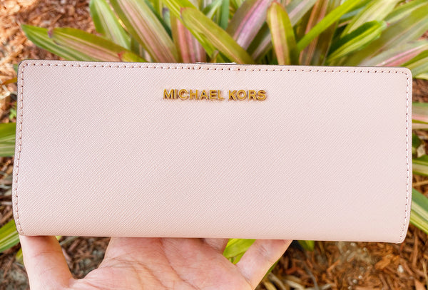 michael kors jet set travel flat wallet