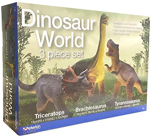 Soft Touch 3 Pack Dinosaurs 
