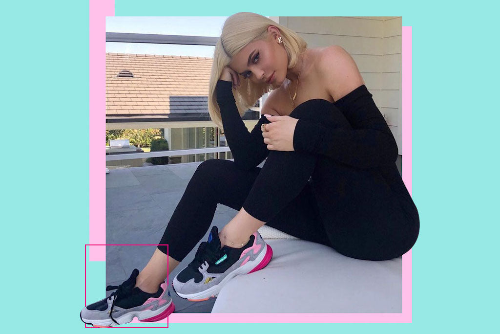 kylie jenner new adidas shoes