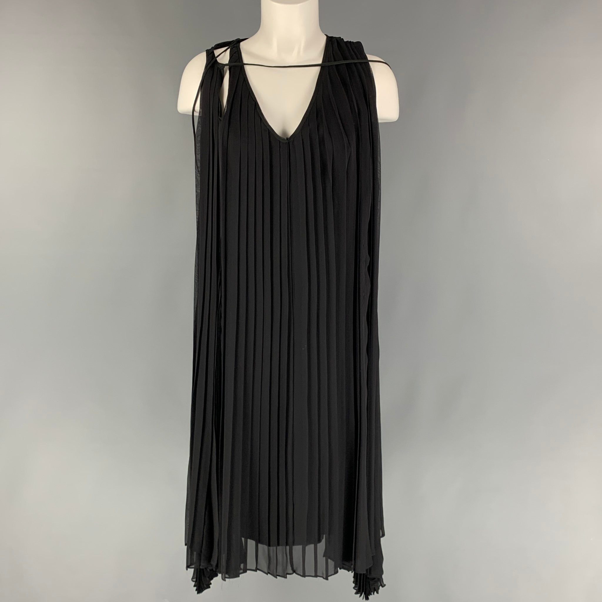 メール便指定可能 hussein chalayan Pleated Wool Dress 10aw | iuggu.ru