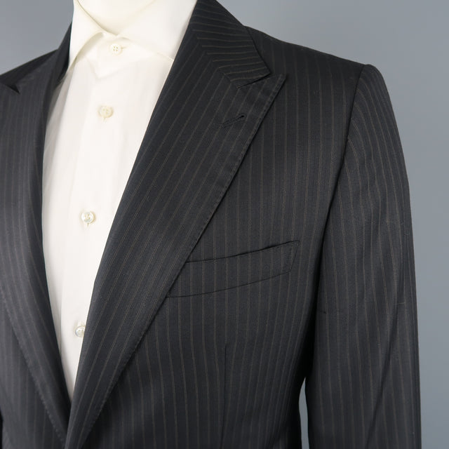 armani charcoal suit