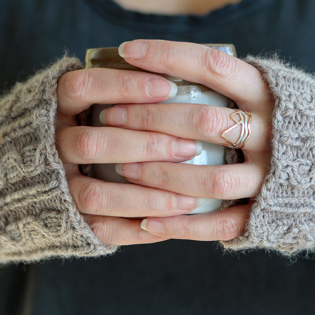 Rebecca Haas Jewelry - Rings with fingerless glove