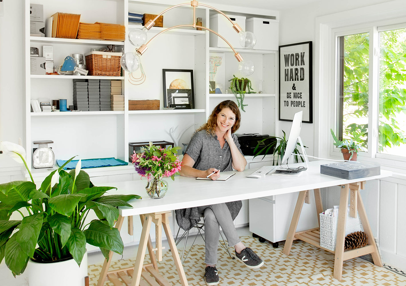 Rebecca Haas Jewelry - Working in the studio