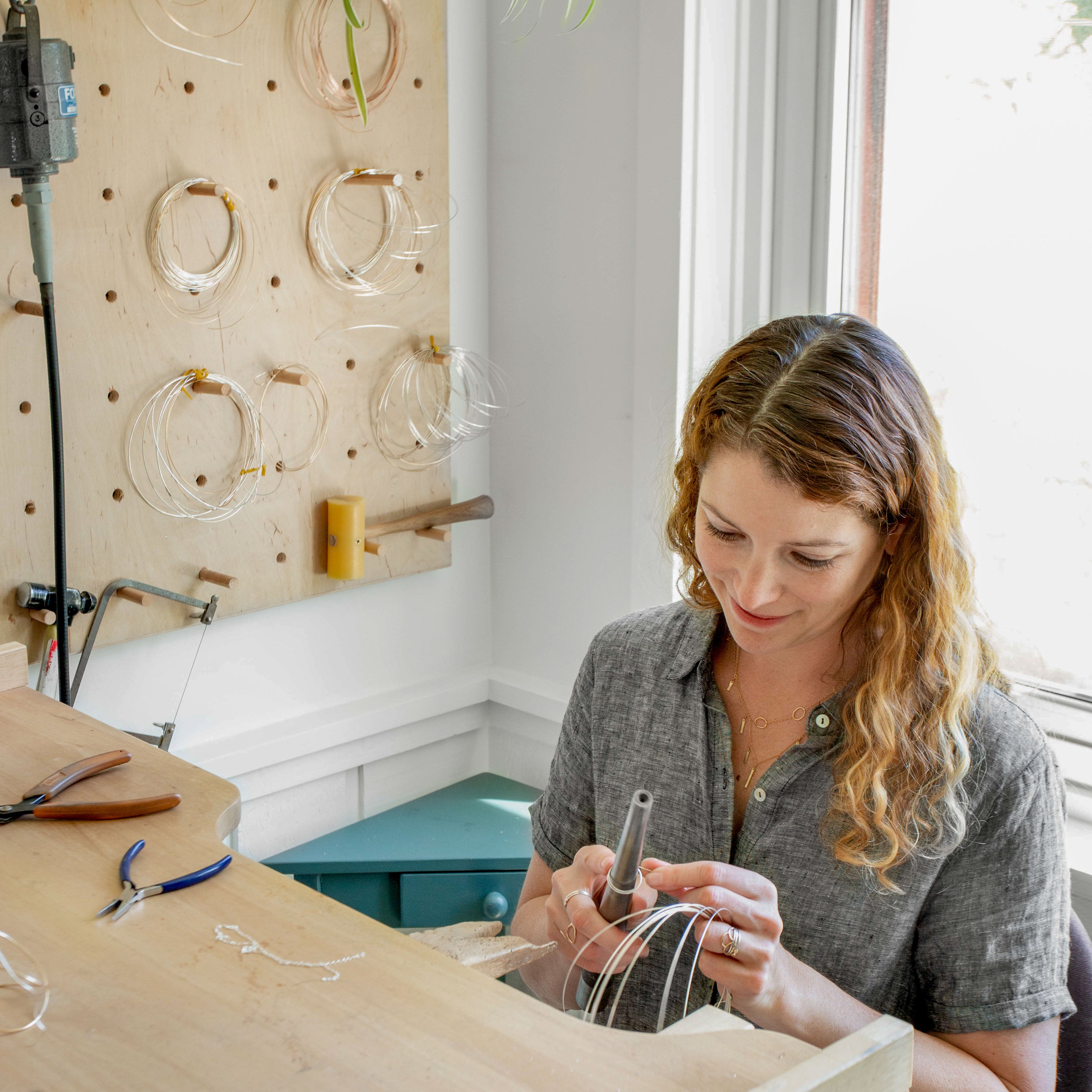 Rebecca Haas Jewelry - Work Room