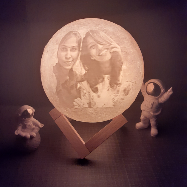 custom photo moon lamp