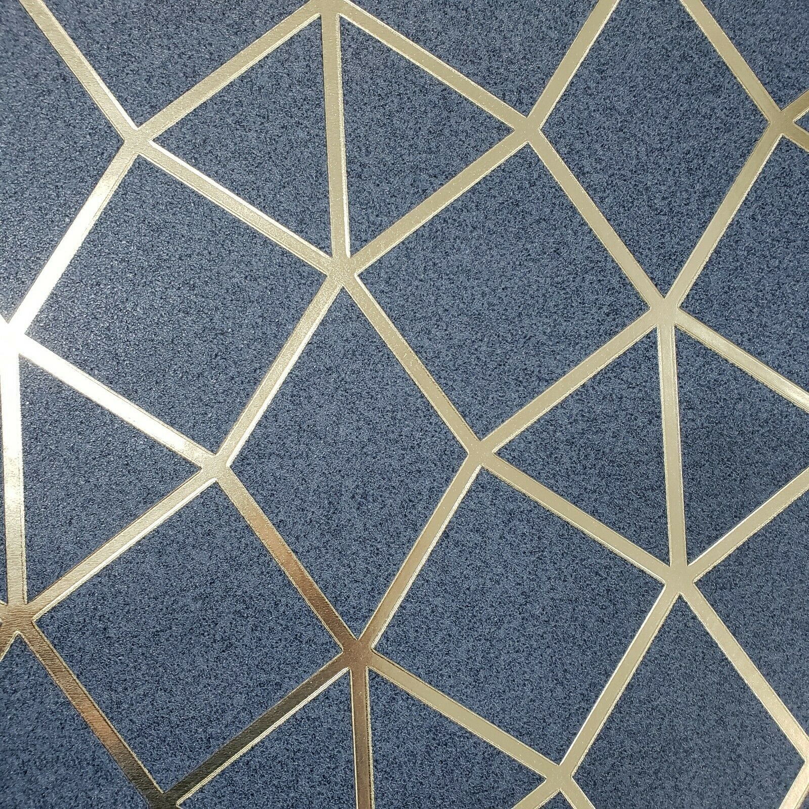 navy blue geometric wallpaper