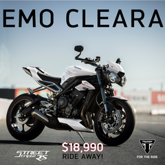 Triumph EX Demo Clearance Sale Triumph EX Demo Clearance Sale