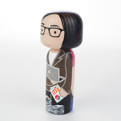 Accountant Kokeshi doll