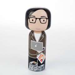 Accountant Kokeshi doll