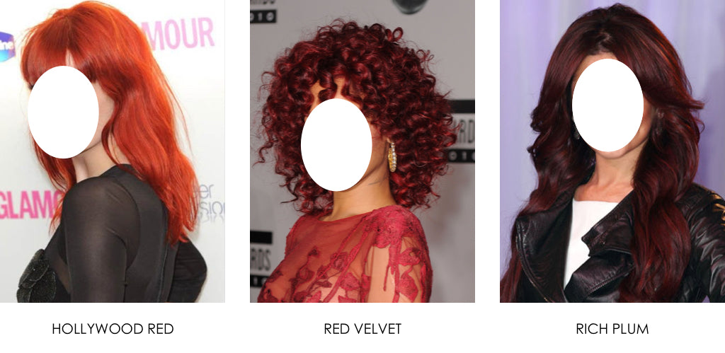 Red hair colour celebrities competition