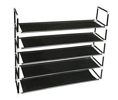 Sodynee 25 Pairs Shoe Rack Shoe Tower Shelf Storage Organizer Stand Ca Zingydecor