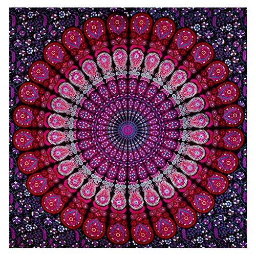 Mandala Tapestry Bohemian Wall Hanging Psychedelic Wall Art Dorm Dec Zingydecor