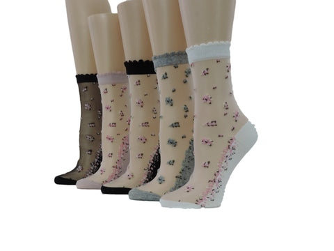 Women Floral Socks-Global Trendz Fashion