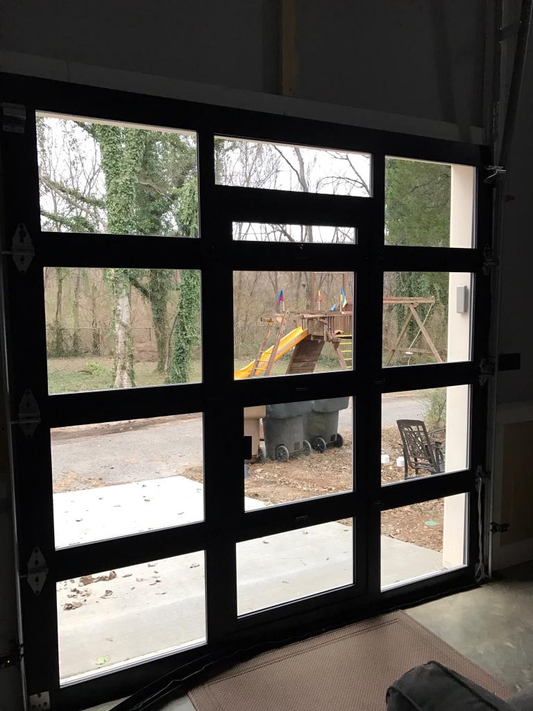 Modern Garage Door Clear Panels 