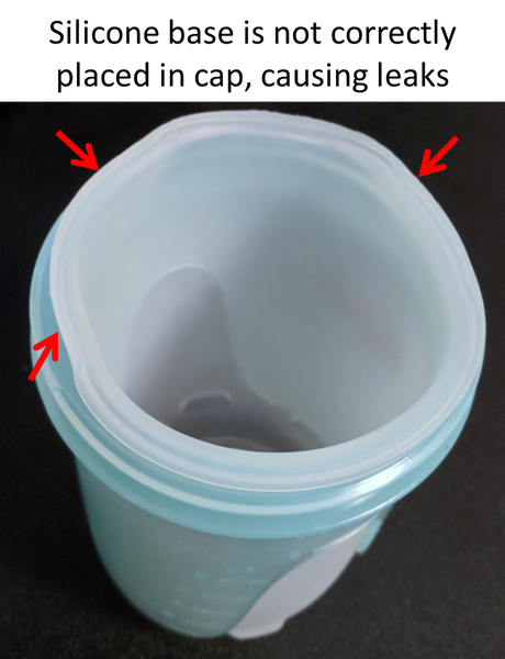 Flipsi baby bottle leak incorrect silicone insertion
